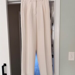 NWT Aritzia Cream Wide Leg Pants
